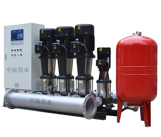 變頻恒壓供水系統(tǒng)主要由PLC、變頻器、觸摸屏、壓力變送器、動力及控制線路以及泵組組成