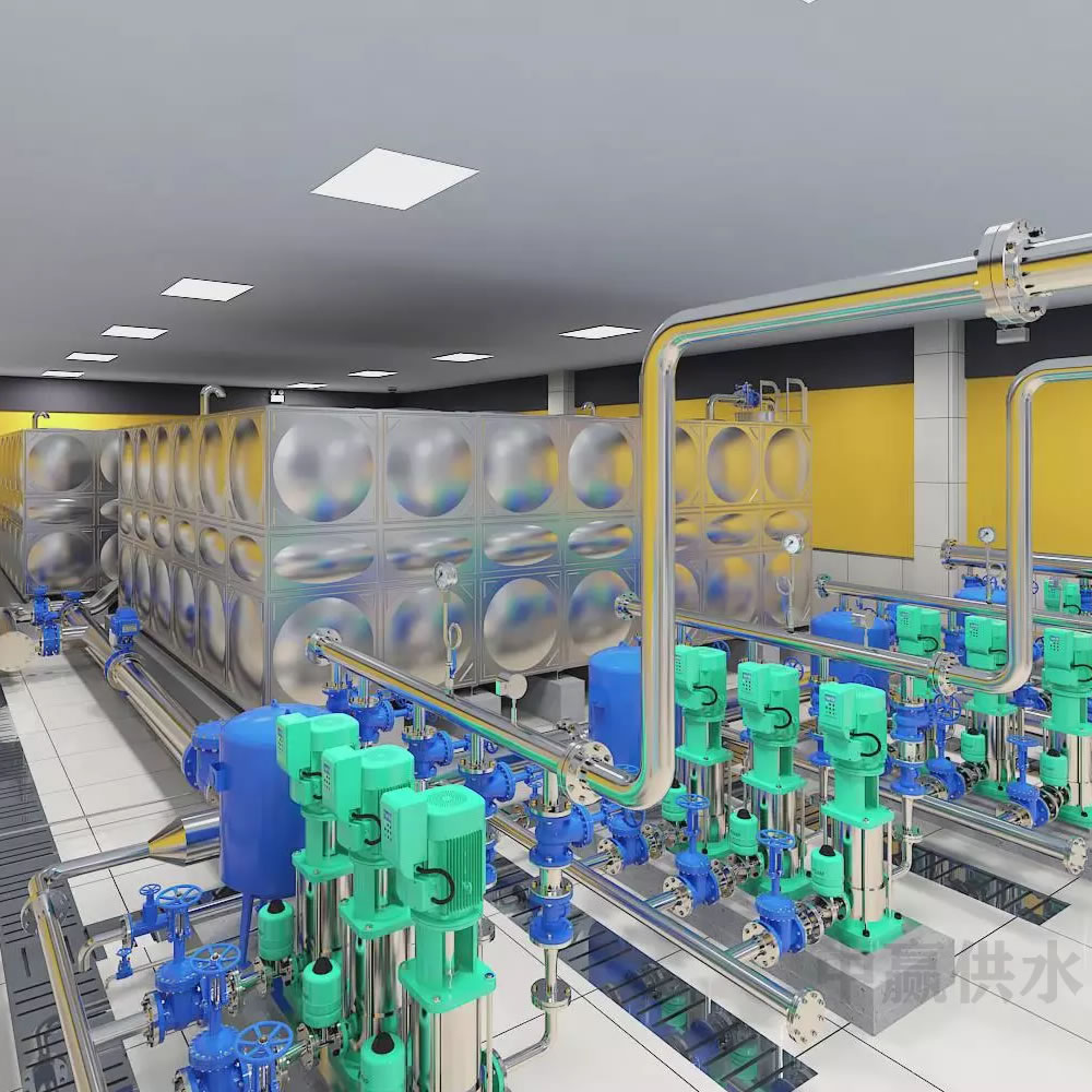 高層小區(qū)二次供水設(shè)備的工作原理和工作流程是什么？